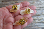 Raw Citrine Tie Tack