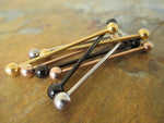 14G Industrial Surgical Steel Barbell Piercing 14G (1.6mm) Small Balls