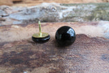 Lot of Two Black Obsidian Special Offer Lot of 2 Choose Two Natural Stone Tie Tacks
