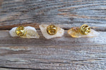 Raw Citrine Tie Tack
