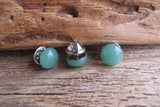 Lot of Two Green Aventurine Special Offer Lot of 2 Choose Two Natural Stone Tie Tacks