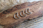 Silver Crescent Moon Hinged Surgical Steel Hoop Cartilage Tragus Rook Piercing 16G (1.2mm) 8mm