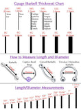 Long Spike Vertical Lip 16G 100% Surgical Steel Curve Eyebrow Rook Barbell Ring Lip Piercing