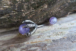 Turquoise Howlite Silver Dragon Claw Natural Stone Belly Ring 14g (1.6mm) Piercing