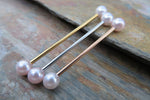 Baby Pink Surgical Steel 316L Barbell Industrial 14G (1.6mm) Piercing 32mm 35mm 38mm