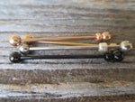 14G Industrial Surgical Steel Barbell Piercing 14G (1.6mm) Small Balls