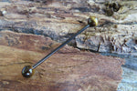 Tiger Eye 14G Gold Industrial Surgical Steel Barbell Piercing 14G (1.6mm) 32mm 35mm 38mm