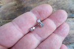 Made with Swarovski Crystals Heart Bow Curve Eyebrow Rook Daith Bar Ring 16G (1.2mm) Piercing 10mm