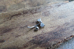 Made with Swarovski Crystals Heart Bow Curve Eyebrow Rook Daith Bar Ring 16G (1.2mm) Piercing 10mm