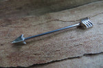Arrow Black Ion Plated 14G Industrial Surgical Steel Barbell Piercing 14G (1.6mm)
