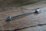 Arrow Black Ion Plated 14G Industrial Surgical Steel Barbell Piercing 14G (1.6mm)