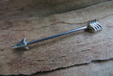 Arrow Two Tone 14G Industrial Surgical Steel Barbell Piercing 14G (1.6mm)
