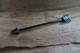 Arrow Two Tone 14G Industrial Surgical Steel Barbell Piercing 14G (1.6mm)