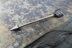 Arrow Gold & Black Ion Plated Two Tone 14G Industrial Surgical Steel Barbell Piercing 14G (1.6mm)