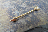 Arrow Two Tone 14G Industrial Surgical Steel Barbell Piercing 14G (1.6mm)