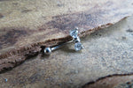Made with Swarovski Crystals Heart Bow Curve Eyebrow Rook Daith Bar Ring 16G (1.2mm) Piercing 10mm