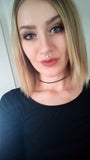 Silver Ion Plated Lacey Blue Fire Opal Septum or Daith 16G Piercing