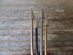 Spike Industrial Surgical Steel Barbell Piercing 14G (1.6mm) 32mm 35mm 38mm