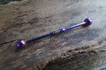 Rainbow Ion Plated Gay Pride Surgical Steel 316L Barbell Industrial Small Balls 14G (1.6mm) Piercing