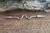 Extreme Spikes 14G 100% Surgical Steel 316L Barbell Wave 14G (1.6mm) Piercing 32mm 35mm 38mm