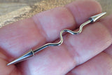 Extreme Spikes 14G 100% Surgical Steel 316L Barbell Wave 14G (1.6mm) Piercing 32mm 35mm 38mm