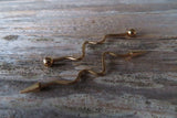 Gold IP Extreme Spikes 14G 100% Surgical Steel 316L Barbell Heartrate 14G (1.6mm) Piercing 38mm