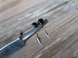 Spike Vertical Lip Natural Green Aventurine Stone 16G 100% Surgical Steel Curve Eyebrow Rook Barbell Ring Lip Piercing