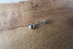 16G Basic Barbell Labret Surgical Steel Ball Cartilage Monroe Medusa Cheek Lip Snake Bites Tragus Flatback 16G (1.2mm) Piercing