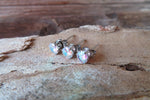 Set of Three Aurora Borealis Crystal 100% Surgical Steel 20g (.81mm) Stud Post Earlobe Cartilage Earring Piercing 3mm 4mm 5mm
