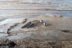 16G or 14G Extreme Spike Vertical Lip 100% Surgical Steel Curve Eyebrow Rook Barbell Ring Lip Piercing