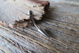 16G or 14G Extreme Spike Vertical Lip 100% Surgical Steel Curve Eyebrow Rook Barbell Ring Lip Piercing