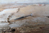 Long 1/2" Extreme Spike Cartilage Labret Lip Flatback Surgical Steel Barbell Piercing 16G (1.2mm) 14g (1.6mm)