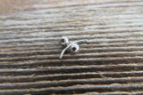 Vertical Lip 100% Surgical Steel Curve Eyebrow Rook Barbell Ring 16g (1.2mm) Lip Piercing Belly Ring