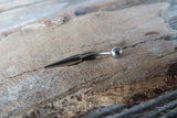 16G or 14G Extreme Spike Vertical Lip 100% Surgical Steel Curve Eyebrow Rook Barbell Ring Lip Piercing