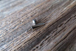 16G or 14G Extreme Spike Vertical Lip 100% Surgical Steel Curve Eyebrow Rook Barbell Ring Lip Piercing
