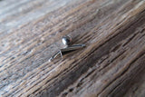 16G or 14G Extreme Spike Vertical Lip 100% Surgical Steel Curve Eyebrow Rook Barbell Ring Lip Piercing