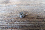 Blue Opal Floating Minimalist Petite Custom Lengths Flower Belly Ring 14g VCH Internally Threaded Piercing