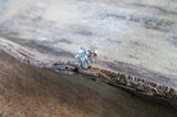 Rose Gold Flower Crystal Gems Cartilage Labret Monroe Tragus Flatback Surgical Steel Barbell Piercing 16G 6mm 8mm 10mm 11mm 12mm 14mm 16mm