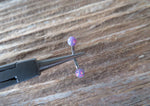 Blue Opal Floating Minimalist Belly Ring 14g VCH Internally Threaded Piercing Custom Lengths