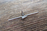 Black IP Spike Industrial Surgical Steel Barbell Piercing 14G (1.6mm) 32mm 35mm 38mm