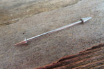 Black IP Spike Industrial Surgical Steel Barbell Piercing 14G (1.6mm) 32mm 35mm 38mm