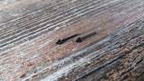 20G 18G Set of Two Black Spike Nose Bones Surgical Steel 316L Piercings Lot of 2 Spiked