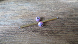 Rose Gold Ion Plated Navy-Blue Green Opal 100% Surgical Steel Industrial Scaffold Barbell 14G (1.6mm) Piercing Minimalist