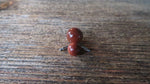 Custom Lengths Gold Stone Belly Ring 14g (1.6mm) Piercing 6mm & 8mm Balls