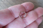 Rainbow Septum Hinged Seamless Hoop Surgical Steel 316L Piercing 16G 8mm 10mm 12mm Septum Cartilage Daith Piercing