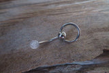 Vertical Hood Piercing Yellow Tiger Eye 14G 12G 10G Slave Ring VCH Curved Barbell Jewelry 14G (1.6mm) 12G (2.0mm) 10G (2.5mm) VCH Belly Ring