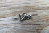 Elephant Ganesh Surgical Steel 316L Barbell Industrial 14G (1.6mm) Piercing 38mm Tiny Balls