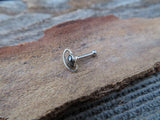 Saturn Hematite Cartilage Tragus Barbell 16G (1.2mm) Piercing