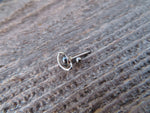 Saturn Hematite Cartilage Tragus Barbell 16G (1.2mm) Piercing