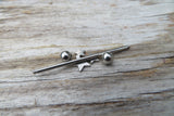 Gold IP Stars Surgical Steel 316L Barbell Industrial Small Balls 14G (1.6mm) Piercing